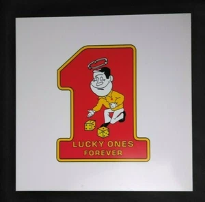 Funny METAL/TIN 2007 SIGN by DYNASUB Man Cave⭐GAMBLING⭐DICE 'Lucky Ones Forever' - Picture 1 of 9