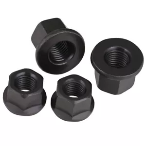Schwarze Flansch Lock Mutter selbstsichernde Sechskantmutter M10M12M14M16M18-M30 - Bild 1 von 7