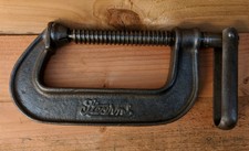 Stearns 4" C Adjustable Clamp Vintage Woodworking Tool