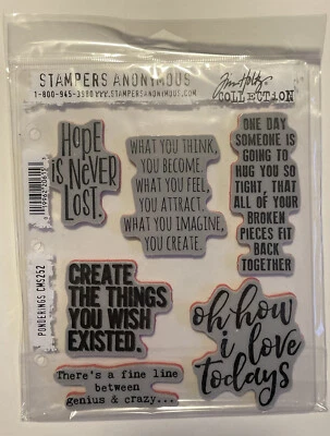 Estampillas adhesivas de Tim Holtz, 7" por 8,5", transparentes Foto 1 de 2