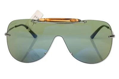 Gafas de sol Gucci GG 4262/S KJ14X monturas plateadas de bambú con lentes protectoras con DEFECTO Foto 1 de 4