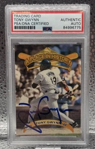 Tony Gwynn HOF Signed 1998 Sports Illustrated A Place In History AUTO PSA/DNA - Picture 1 of 2