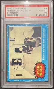 1977 Topps Star Wars Rebels Defend Their Starship! #9 PSA 10 GEM MINT POP 25 - Picture 1 of 2