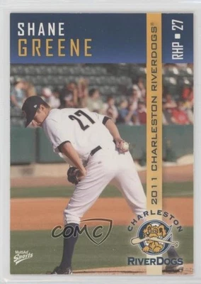 2011 MultiAd Sports Charleston RiverDogs Shane Greene #9 - Image 1 of 2