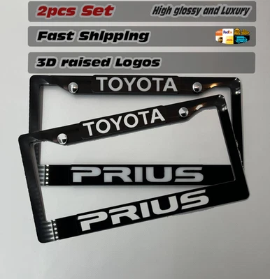Marco de matrícula para Prius 2 piezas cubierta de licencia delantera y trasera ENVÍO RÁPIDO Foto 1 de 4