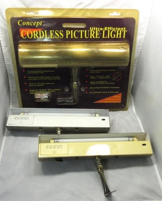 Concept Cordless Picture Light Model 2000 New Package Plus 2 More Lights - Image 1 of 4