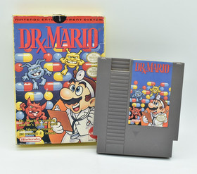NES - Dr. Mario (Nintendo Entertainment System ), BOX & CARTRIDGE, Tested
