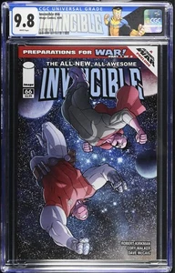 INVINCIBLE #66 CGC 9.8 NM/MT 2nd Cameo Space Racer 2009 Custom Label Low Print - Bild 1 von 2