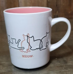 Coffee Mug Cat Lovers Gift - Ceramic Coffee Mug MEOW by Mainstays - Picture 1 of 8
