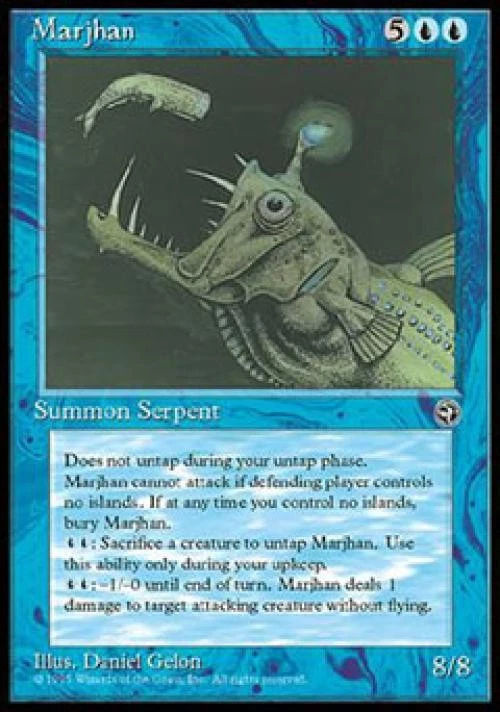 Marjhan - Light Play MTG Homelands - Image 1 of 1