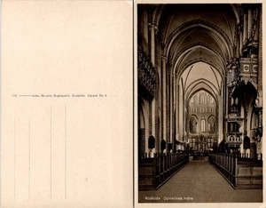 Vintage Postkarte - Kathedrale von Roskilde befindet sich in Roskilde, Dänemark - Bild 1 von 1