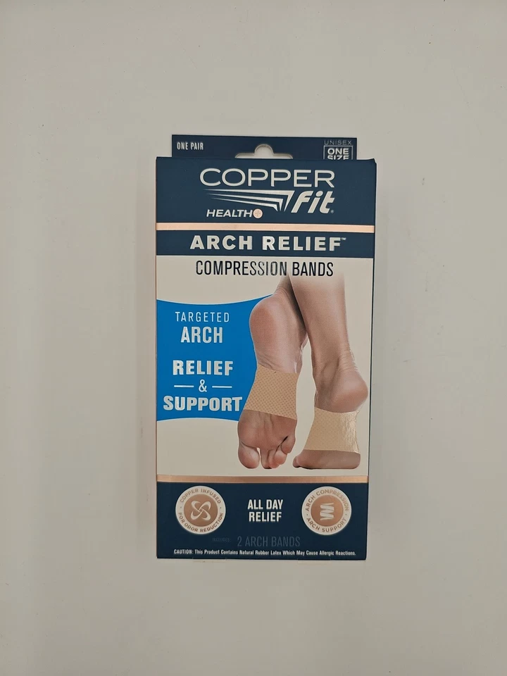 Copper Fit 铜注入拱缓解压缩 2 带男女通用  — 第 1/1 张图片