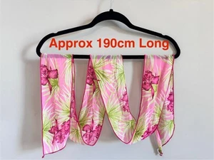 Victoria's Secret (VS) Pink Floral scarf, headband, belt, bag accessory. - Picture 1 of 4