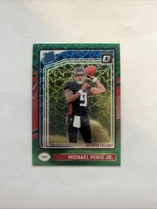 2024 Donruss Optic #279 Michael Penix Jr. RC Rated Rookie Card SP Green Hyper - Picture 1 of 2