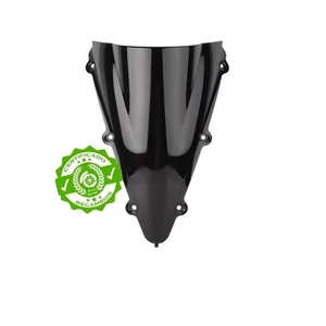 ✅ Para-brisa com bolha dupla ▷ YAMAHA YZF R1 2004 2005 2006 🏍️ Preto - Imagen 1 de 5