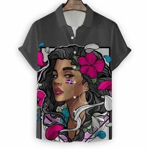 Button Down Shirt Men Fashion European Shirt Button Streetwear Oversized Shirt - Picture 1 of 24