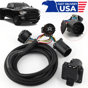 Kit de arnés de cableado en cama de quinta rueda/cuello de ganso 82212195AB para Dodge Ram 2500 3500 - Imagen 1 de 10