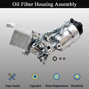 Adaptador de carcasa de filtro de enfriador de aceite de motor para Chevy Cruze Sonic Trax 1,4 L Turbo - Imagen 1 de 8