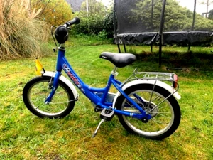 Kinder PUKY-Fahrrad gebraucht, blau, 16 Zoll - Bild 1 von 2