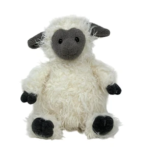 MARY MEYER Bashful Lamb Gray Face Shaggy Fur 13" Plush Stuffed Animal Toy - Picture 1 of 5