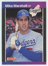 1989 Donruss Mike Marshall Los Angeles Dodgers #110