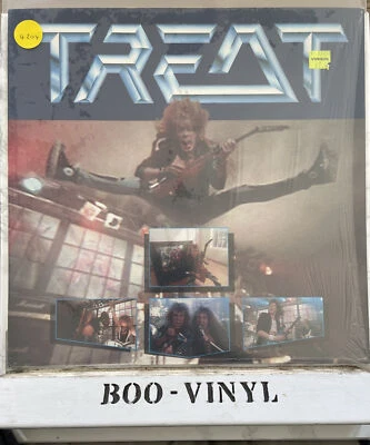 Treat - Treat - Original Vinyl LP  Record (Vertigo 1989) Rock / Metal NM / NM - Image 1 of 4