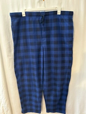 Pantalones de dormir Fruit Of The Loom azules a cuadros XXL 44-46 para hombre Foto 1 de 2