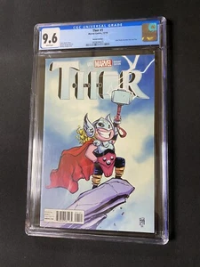 Thor #1 CGC 9.6 (Marvel 2014) Skottie Young variante Jane Foster como Thor! - Imagen 1 de 2