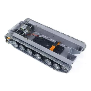 Metal Chassis W/ Gearbox Wheels for Heng Long 1/16 RC Tank Merkava IV 3958 Model - Picture 1 of 12