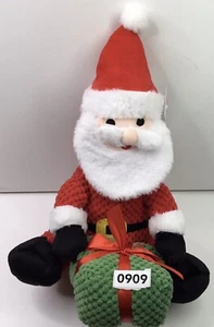 Patchwork Pet Plush - Santa With Gift 13” Toy Squeaky New - Picture 1 of 7