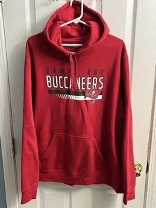 Tampa Bay Buccaneers NFL Team Apparel Sudadera con Capucha Roja Para Hombres XL - Imagen 1 de 4