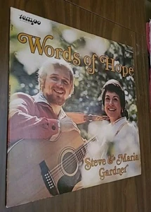 STEVE & MARIA GARDNER- WORDS OF HOPE - 1975, 33 RPM, LP Record Christian NM- - Imagen 1 de 5