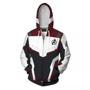 The Avengers 4：Endgame Zipper Jacket Sweatshirt Men's Cosplay Hoodie Sweater 3D - Picture 1 of 16