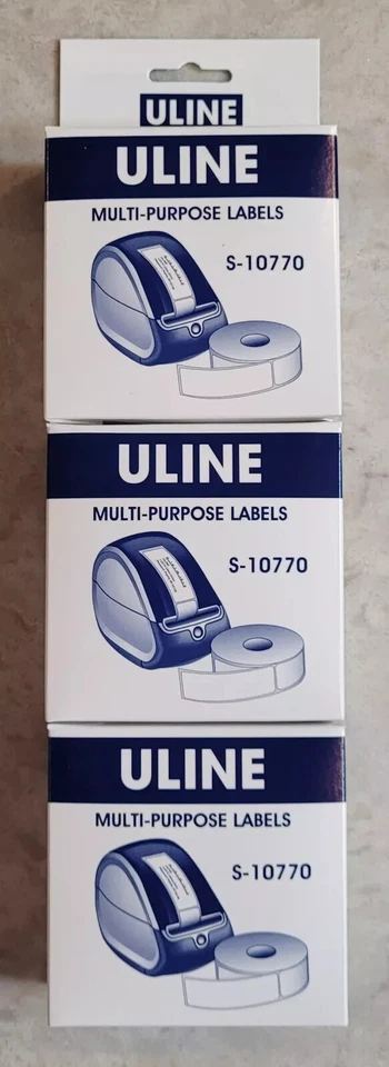 30336 Compatible Label Dymo® 500 Labels/roll-1" x 2-1/8" 3 Rolls Older Dymos - Image 1 of 4