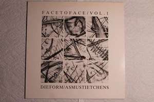Die Form / Asmus Tietchens - Face To Face Vol. 1 French orig' Odd Size LP 1988 - Imagen 1 de 1