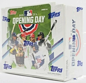 2021 TOPPS OPENING DAY BASEBALL HOBBY BOX FACTORY SEALED NEW - Picture 1 of 2
