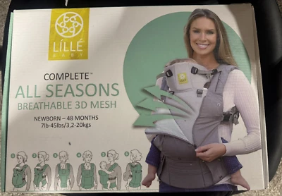 Portabebés LÍLLÉ Completo 6 en 1 Lunares Negro y Dorado Foto 1 de 2