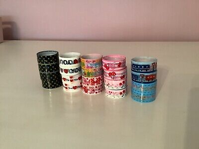 20 Rolls Of Washi Tape Bundle For Crafting Some Sampled Others Unused (Pack 4) • 3.82€
