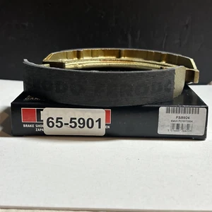 65-5901 BSA Brake Shoe Set 7" single Leading Shoe B25 B33 B44 B25 A7 A10 A50 A65 - Picture 1 of 4