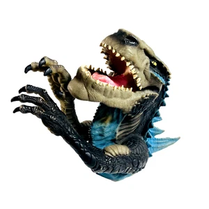 Godzilla T-Rex Dinosaur 1998 TOHO Rubber Hand Puppet Large Untested - Picture 1 of 17