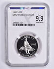 Proof 9.9 UCam 1995-S Civil War Commemorative Half Dollar NGC X NGCX *0244