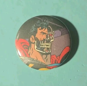 Superman Man Of Steel 2" Pin Back DC Comics Button - Picture 1 of 2