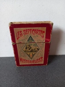 Les Sept Cartes Mystérieuses Ravenaz & Tabernat Éditeurs Jeu Ancien Divinatoire - Imagen 1 de 19