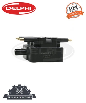 Bobina de encendido Delphi GN10181 | Autopieza de alta calidad, ajuste universal para Multipl Foto 1 de 2
