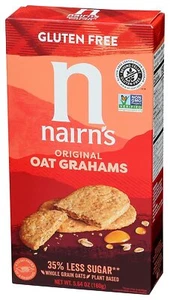 Nairn's Original Gluten Free Oat Grahams Cookies- Case Of Six - 5.64 Oz Boxes - Picture 1 of 7