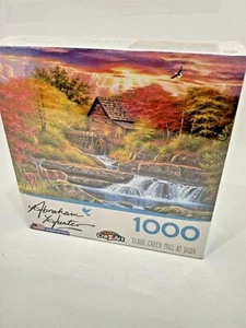 Abraham Hunter 1000 piezas. Rompecabezas 'Glade Creek Mill al atardecer' Nuevo en caja - Imagen 1 de 4
