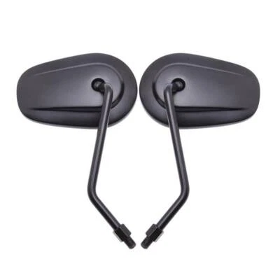 Espejos retrovisores laterales negros para motocicleta Honda Rebel 250 Magna 750 8 mm 10 mm EE. UU. Foto 1 de 4