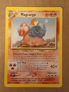 Pokemon Magcargo 33/64 Neo Revelation Near Mint See Pictures - Picture 1 of 2