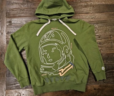 Billionaire 男孩俱乐部试验连帽衫“花园绿色”男式 M 码 超大款  — 第 1/4 张图片