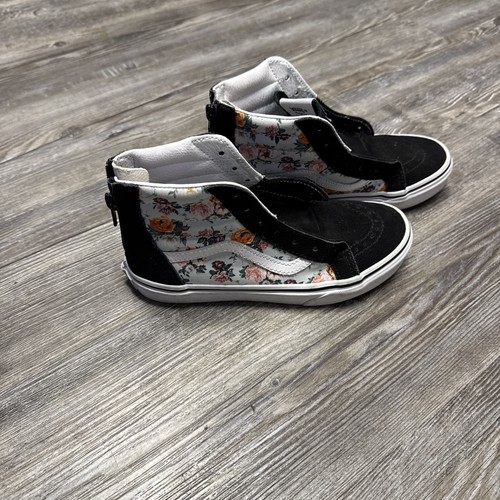 Scarpe da ginnastica alte Vans stampa floreale bambino zip laterale tela misura 3.0 500714